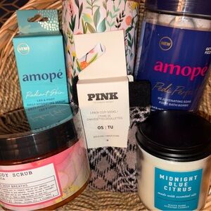 Valentine’s Day / Birthday / Mother’s Day Gift Lot: Amope foot care, cozy socks